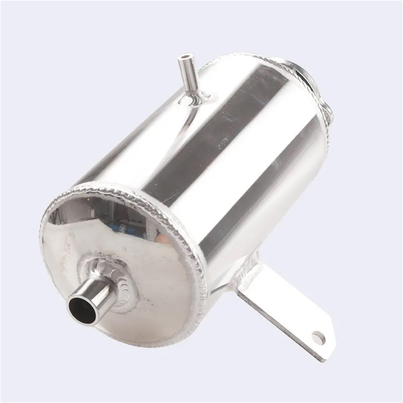 Radiatora Steam Deck 1,5 l uniwersalny aluminiowy zbiornik wyrównawczy płynu chłodzącego, srebrny Radiator przewodzącym