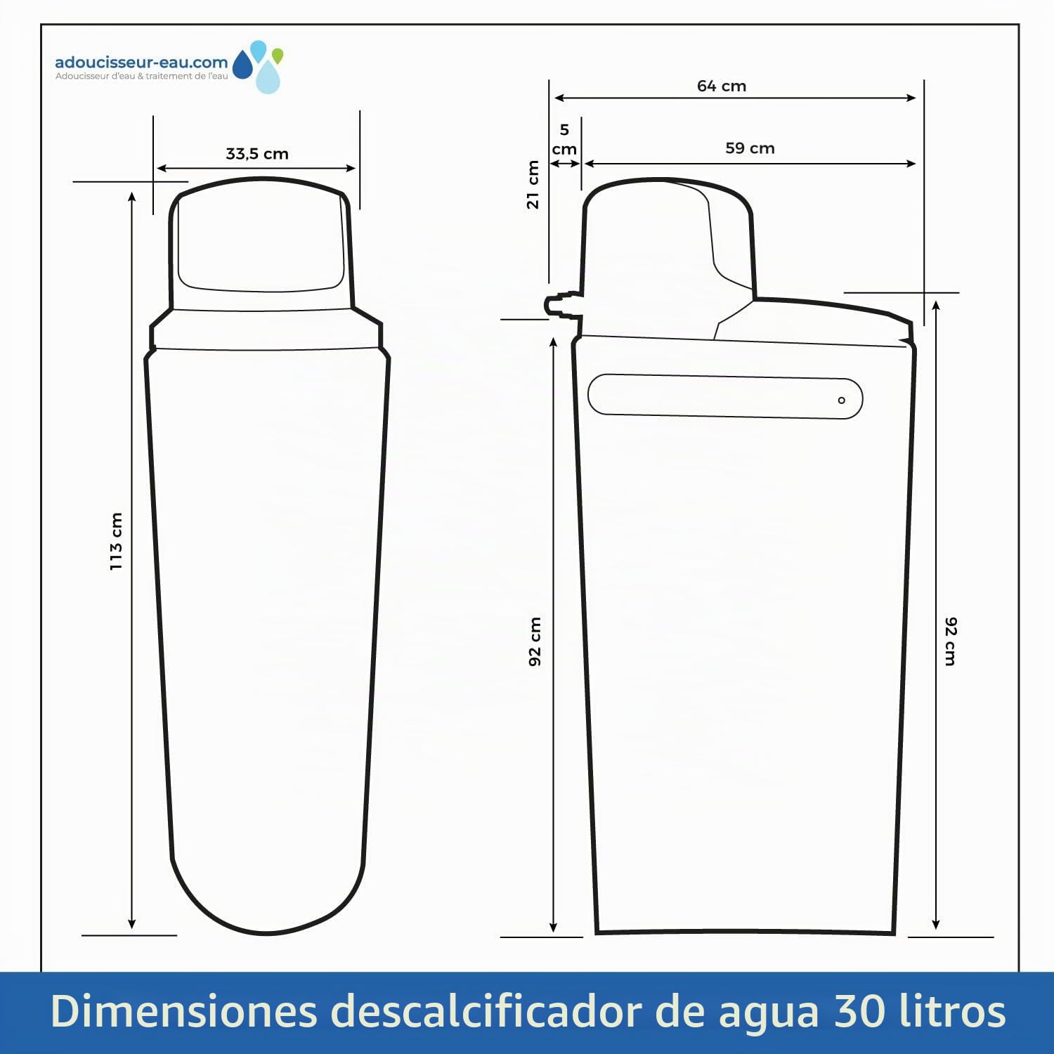 Descalcificador 30l Fleck 5600 Sxt Volumétrico Descalcificador De Agua Domestico