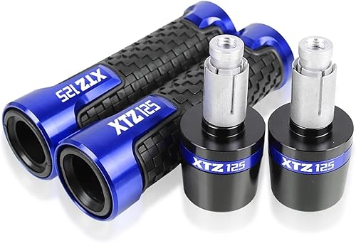 Miniatura 3 de 78 ''22MM motocicleta CNC manillar manillar Grips tapa extremo mango tapones pesos para Yamaha XTZ125 XTZ 125