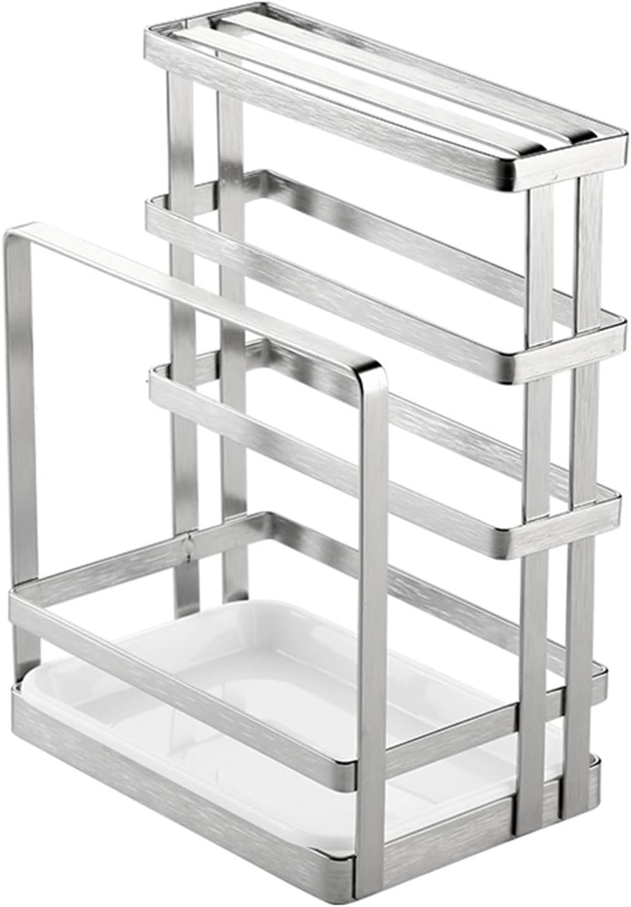 Knife Block Storage Stand Kitchen,Only selling Cutter Holder,3 Slots Rack,Save Space,Countertops Keep Knives Neat Sharp