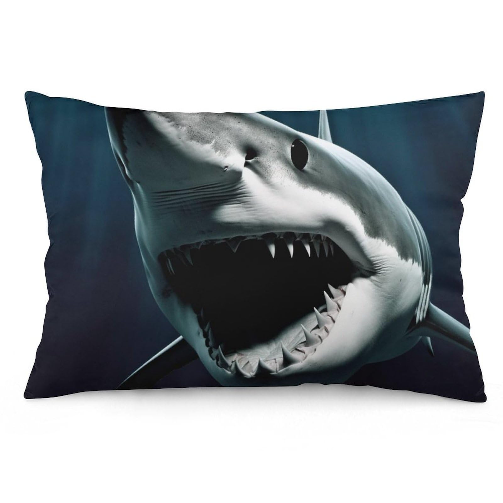 NTVOWPZO 2 Pack Decoration Throw Pillow Covers 16 "x24 Pillowcases Covers Shark Pillowcases Modern Farmhouse Home Decor Sofa Cushions Covers for Couch Bed Living Room