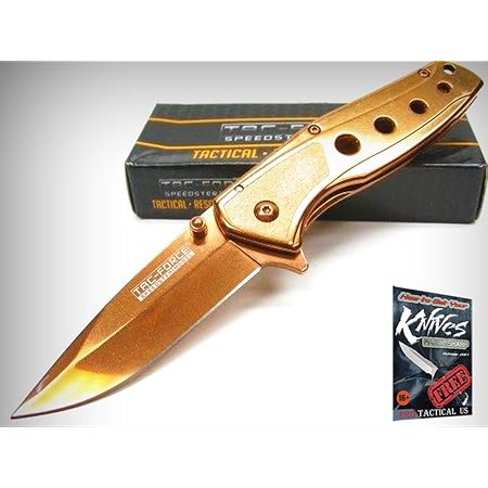 Tac Force Rose Gold Straight Assisted Folding Framelock Pocket Knife 001926rg By Protactical Us Amazon Com