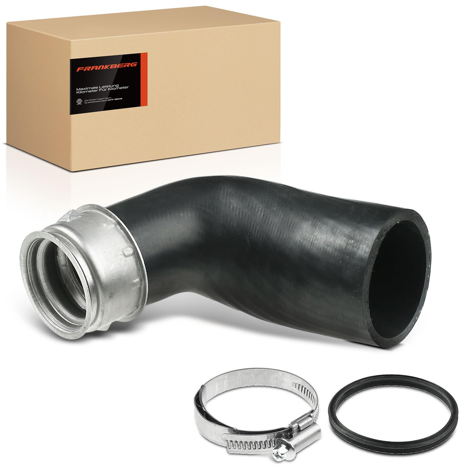 Frankberg Manguera de aire de carga Compatible con O.c.t.a.v.i.a II Combi 1Z5 2.0 TDI RS Leon 1P1 2.0 TDi Passa.t Variante 3C5 2.0 TDI Golf V 1K1 2.0 TDI Passa.t 3C2 2.0 TDI V10-4379,3C0145828D