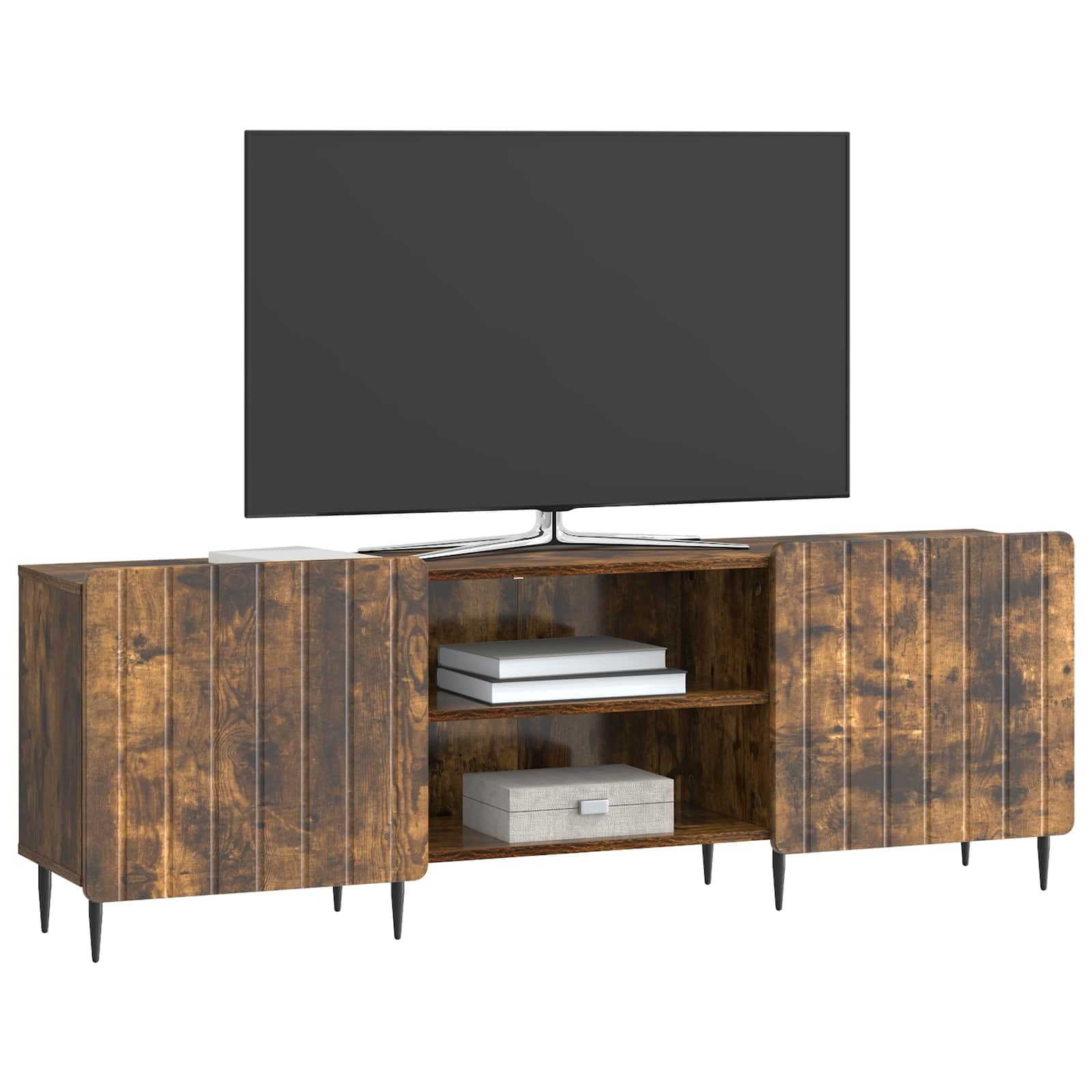 Mobile TV in rovere affumicato, 150 x 31 x 52 cm