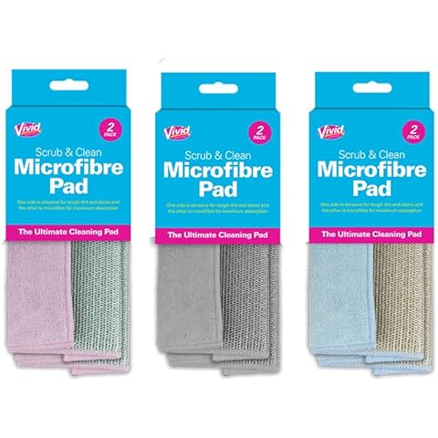 Microfibre Dual Sided Cleaning Cloth Pads Cover