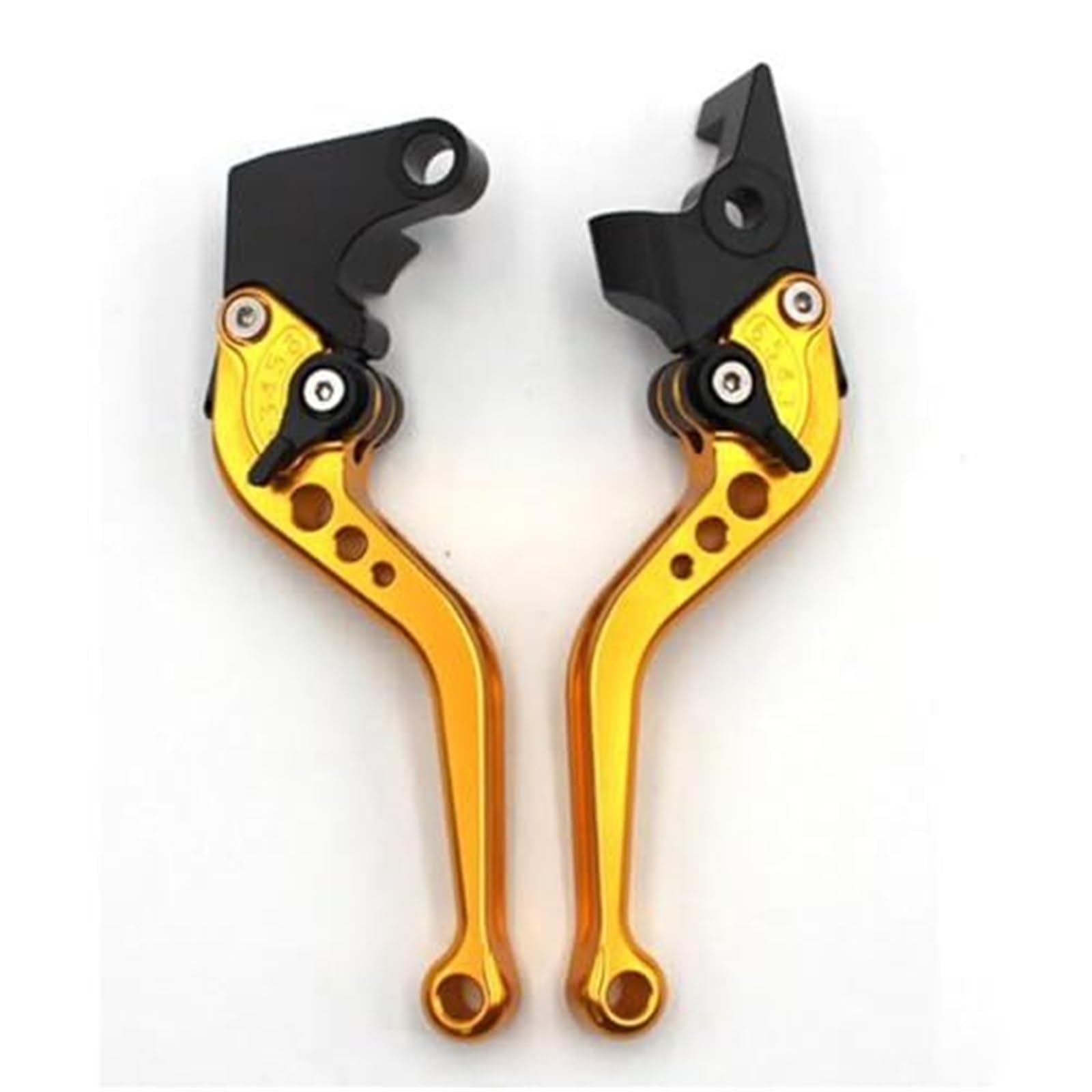Flbzblkasl Yellow Motorcycle Short Brake Clutch Levers Motorcycle Brake Lever Cnc Alnuminum Short Clutch Levers For Benelli For Leoncino 500 For Leoncino500 For Leonine For Leoninex 2016-2017