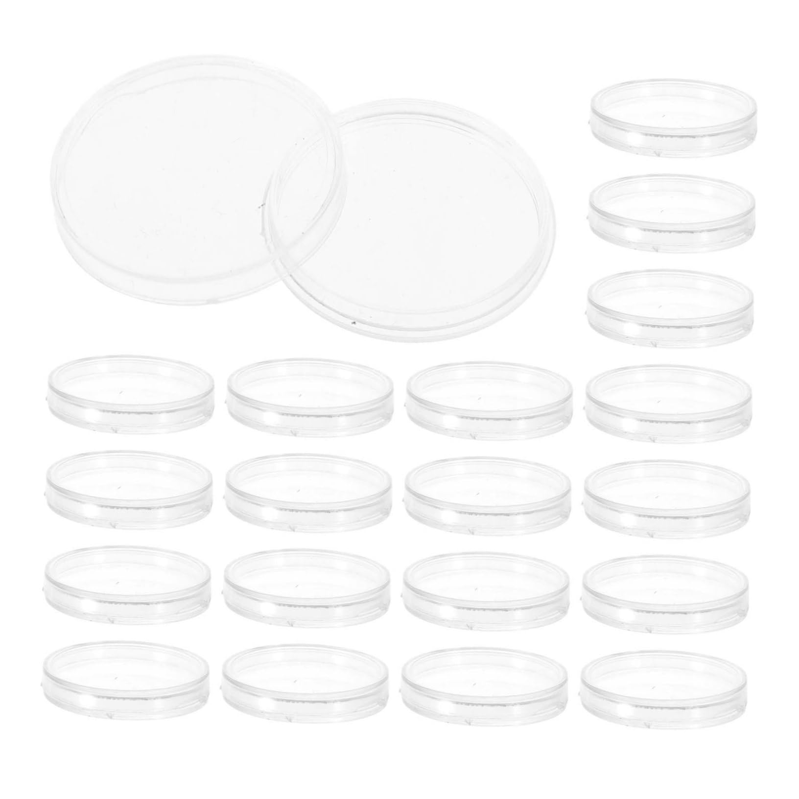 Caja de colección de monedas Angoily transparente para organizar y proteger piezas