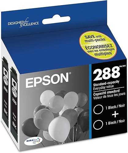 Epson T288520 DURABrite Ultra Color Combo Pack - Cartucho de tinta de capacidad estándar.