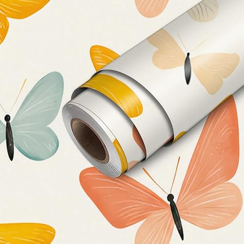 Miniatura 11 de Papel tapiz de hongos para despegar y pegar, papel de contacto psicodélico retro, papel de pared de 17.7 x 118.1 pulgadas, vinilo autoadhesivo para