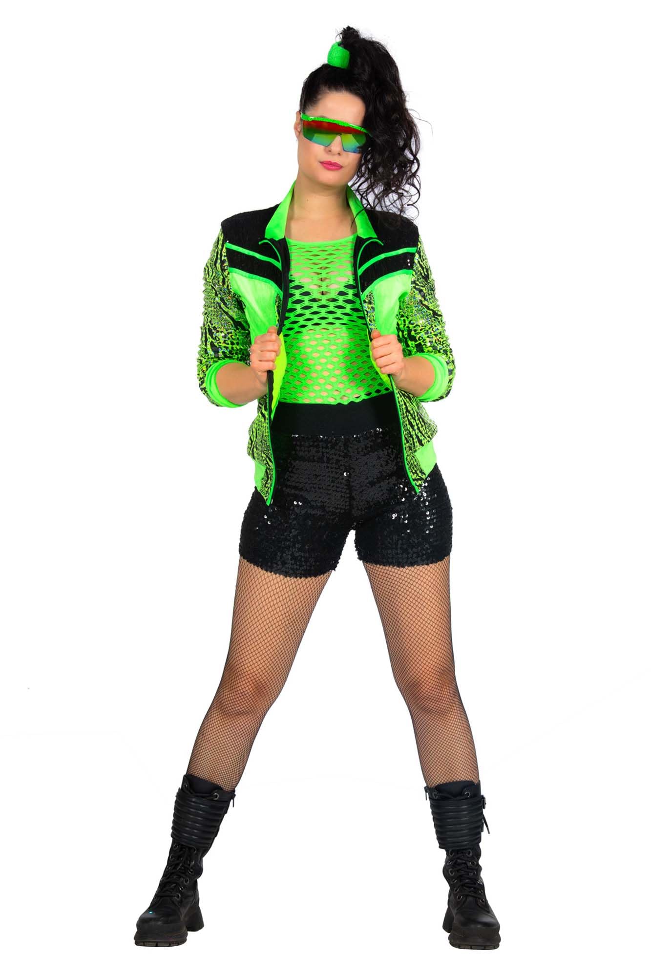 WILBERS & WILBERS 4098-80s / 90s Women's Party Jacket Training Jacket for Carnival