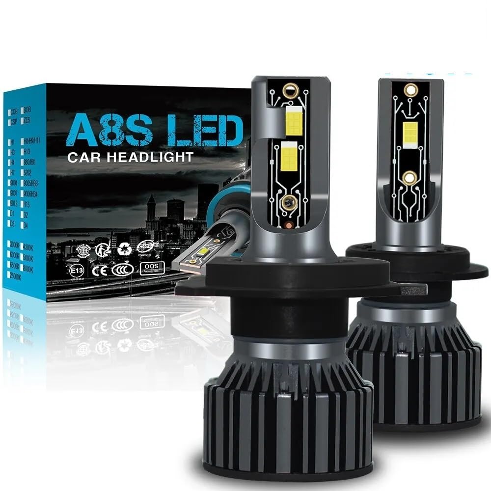 H7 H4 Led H1 H11 H8 H9 HB4 HB3 9005 9006 Lam Żarówka reflektora samochodowego Auto Światła przeciwmgielne Motocykl Lampa LED 20000LM 12V 6000K Biała(9006/HB4)