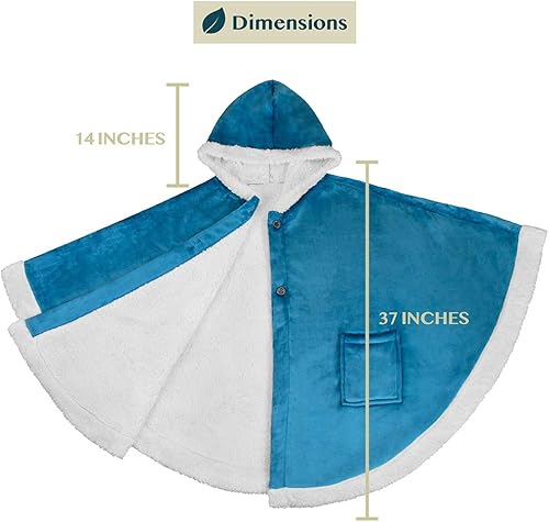 Miniatura 4 de PAVILIA - Manta envolvente, poncho con diseño de ángel