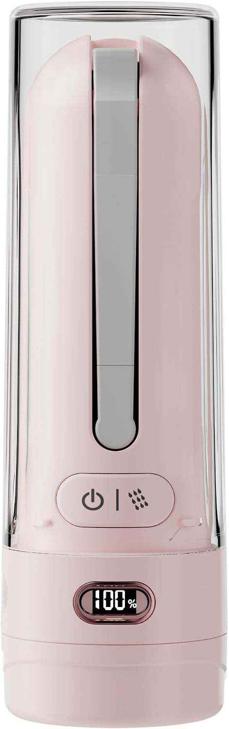 Electric Menstrual Cup Cleaner, Portable Bidet for Feminine Care | Women period essentials Fashionable pink, USB-C rechargeable, Adjustable pressure modes, IPX7 waterproof, Compact travel size