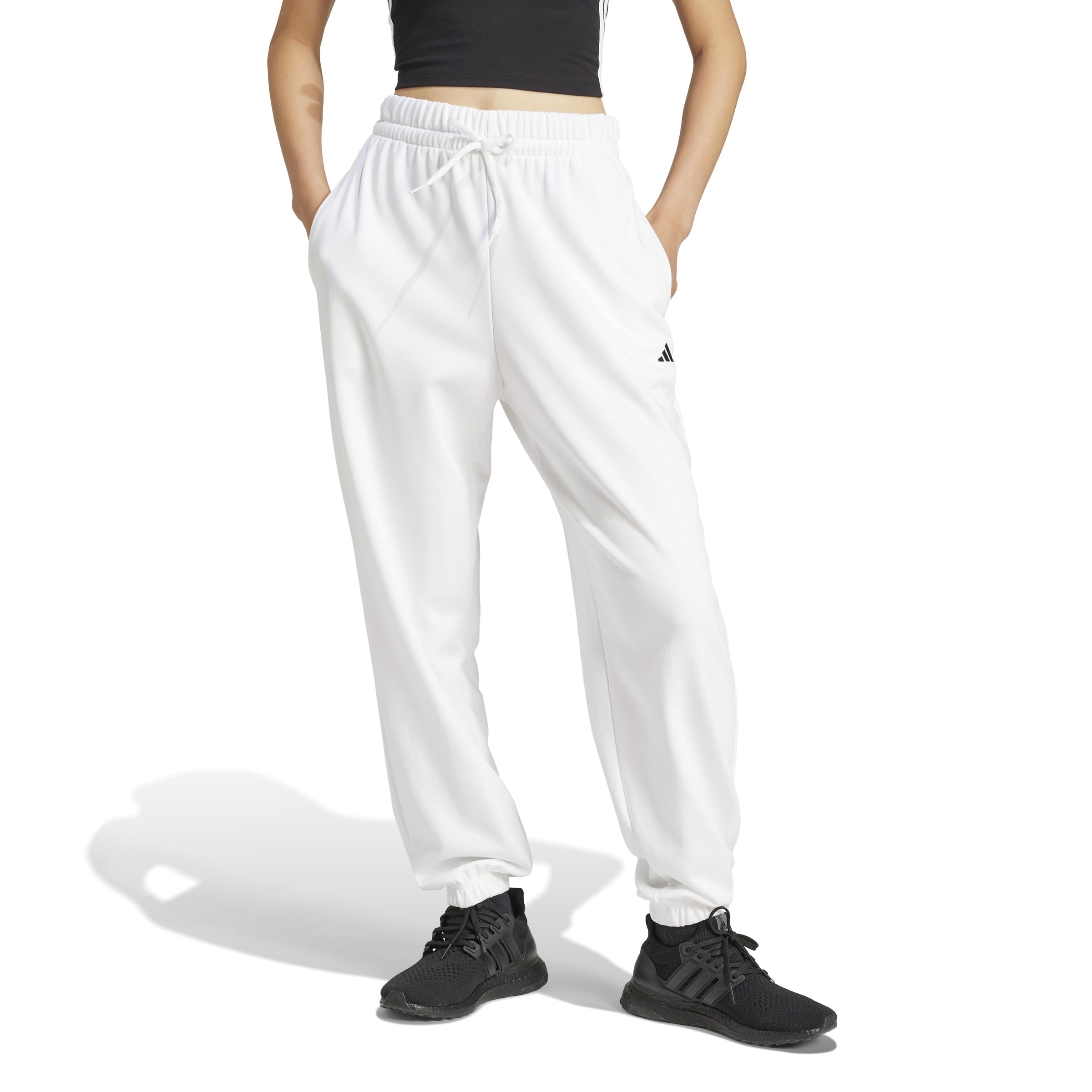 adidas Essentials Small Logo French Terry Cuffed Pants - Pantalons - Joggeur - Femme
