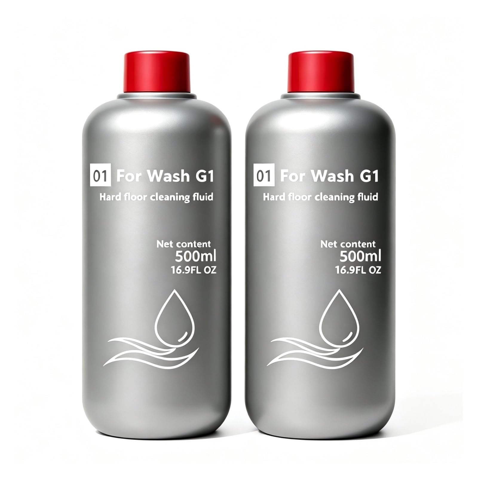 Solución De Limpieza De Pisos De 500 Ml, Líquido Limpiador De Pisos For Eliminación Profunda De Manchas Con PH Neutro, Compatible Con Dyson Wash G1 Aspiradora, Pisos Duros De Vinilo(2pcs)