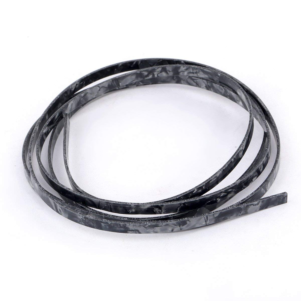 Musiclily Plastic Guitar Binding 1650 * 6 * 1.5mm,Black Pearl