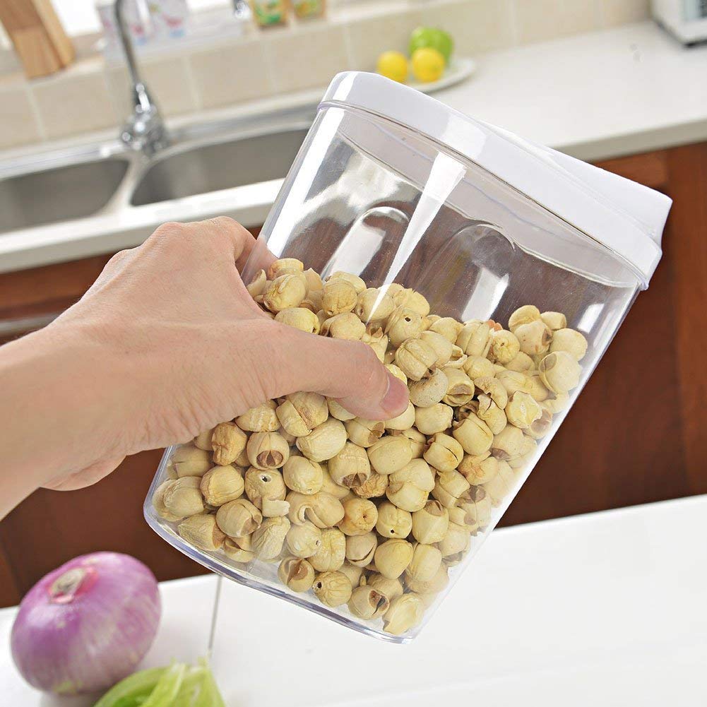 Set Di 5 Contenitori Ermetici Per Alimenti Con Coperchio Quadrati Varie Misure TrAdE Shop Traesio
