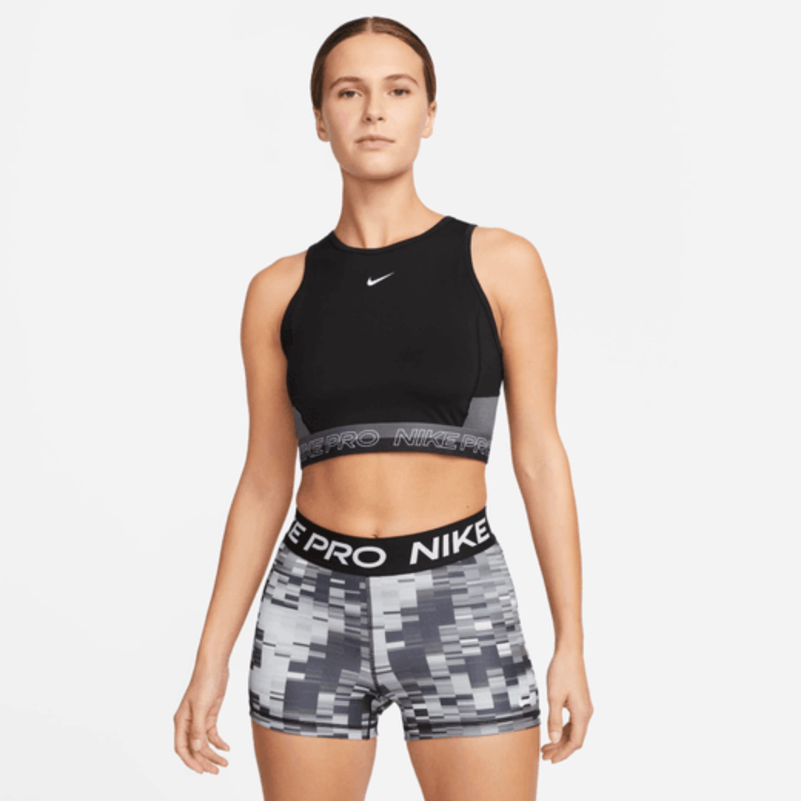 Nike W NP DF Crop Tank Donna Carro Armato Top/Singolo