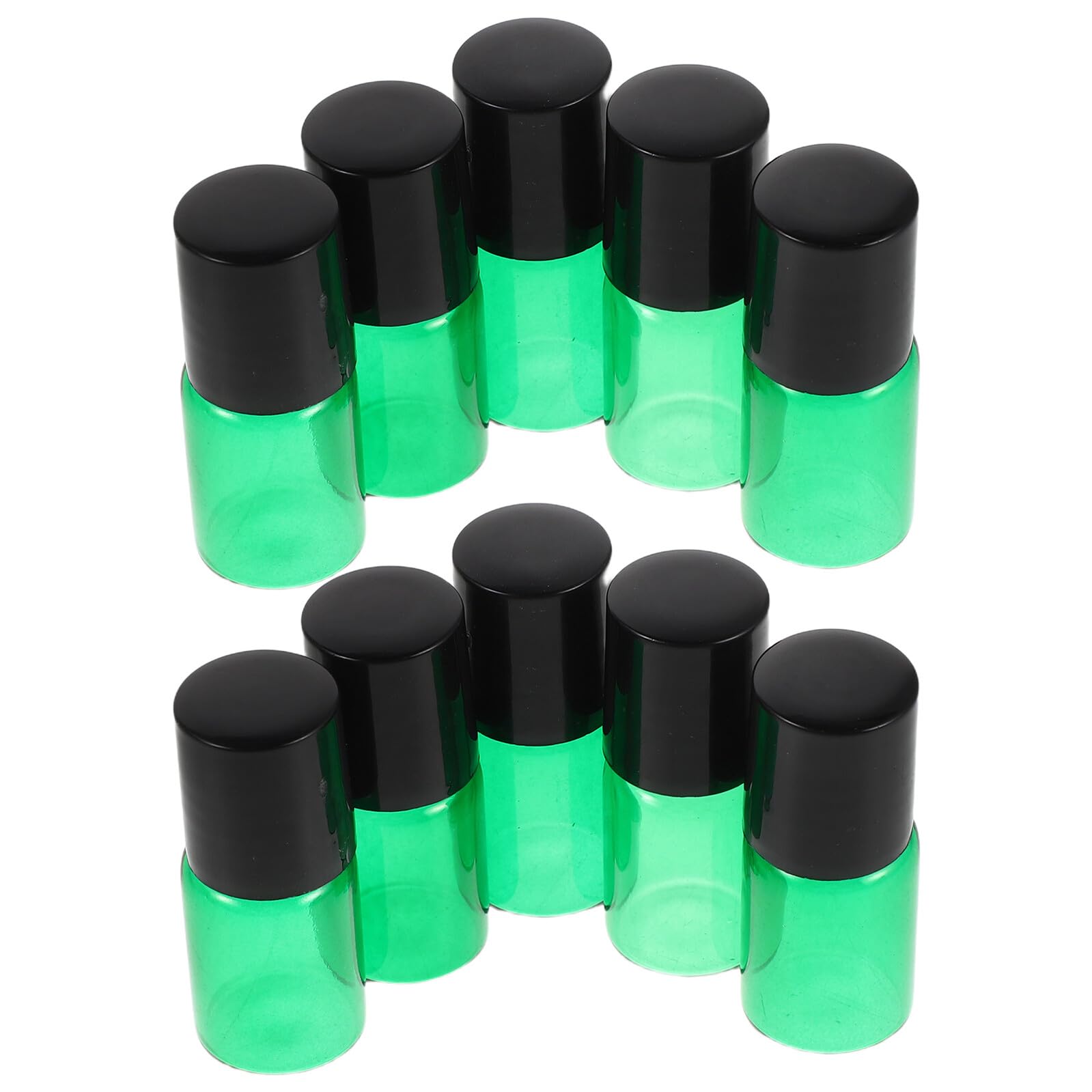 Set 15 Flaconi Roll-On in Vetro Ricaricabili da 2 Ml Contenitori Vuoti per Oli Essenziali Profumi e Aromaterapia Tappo a Chiusura Ermetica per Viaggi e Uso Quotidiano
