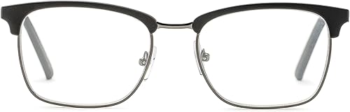 Miniatura 3 de Foster Grant Perkins - Gafas de luz azul unisex, color negro con verde azulado, 2.047 in, 5013064-000.COM, Negro -