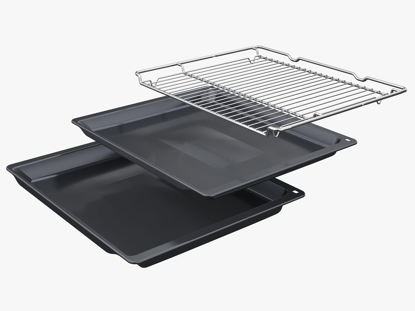 Neff VarioSteam Slide and Hide B64VS71N0, N90 Built-in Oven with Steam Support, 60 x 60 cm, 4.1 Inch Full Touch TFT Colour and Graphic Display, Pyrolysis, Home Connect, Soft Opening and Soft Close