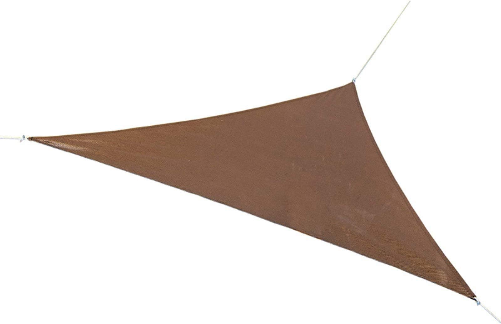 Coolaroo Shade Sail, Triangle Ready to Hang Shade Sail, 16'5", Mocha