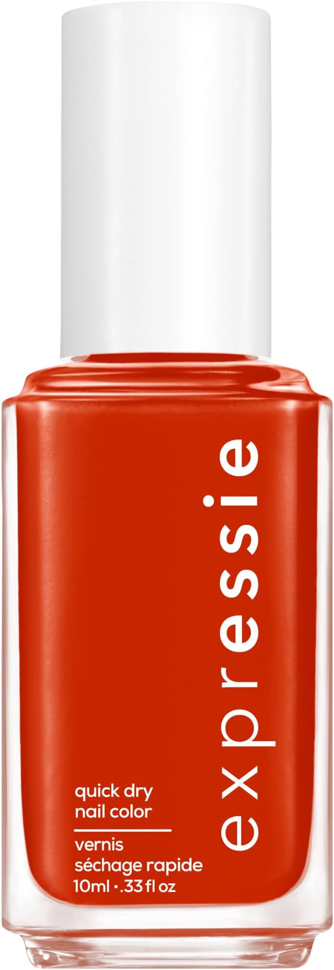 Expressie Nail Polish, Quick-Dry Bright Red Nail Polish, Vegan, Bold And Be Bold, 0.33 fl oz