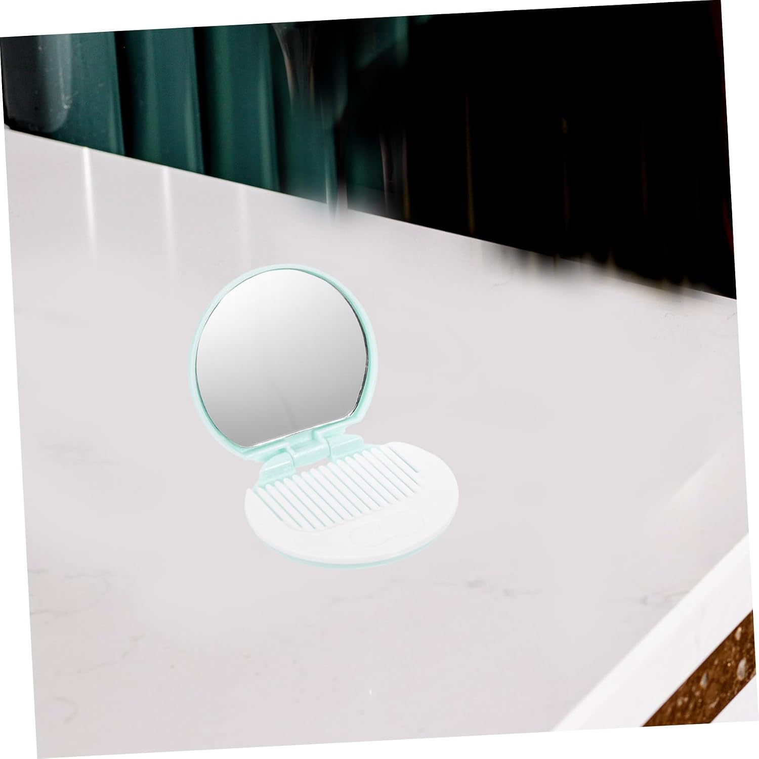 Chocolate Cookies Pocket Cosmetic Mirror with Comb, 7 Piece Set image 4