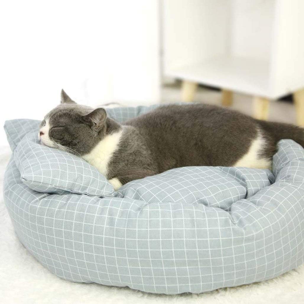 ペットベッド マット 丸型 両面用 小中型犬 猫 洗える ワンちゃんクッション ペットソファ ふわふわ 寝たきり 耐噛み ぐっすり眠