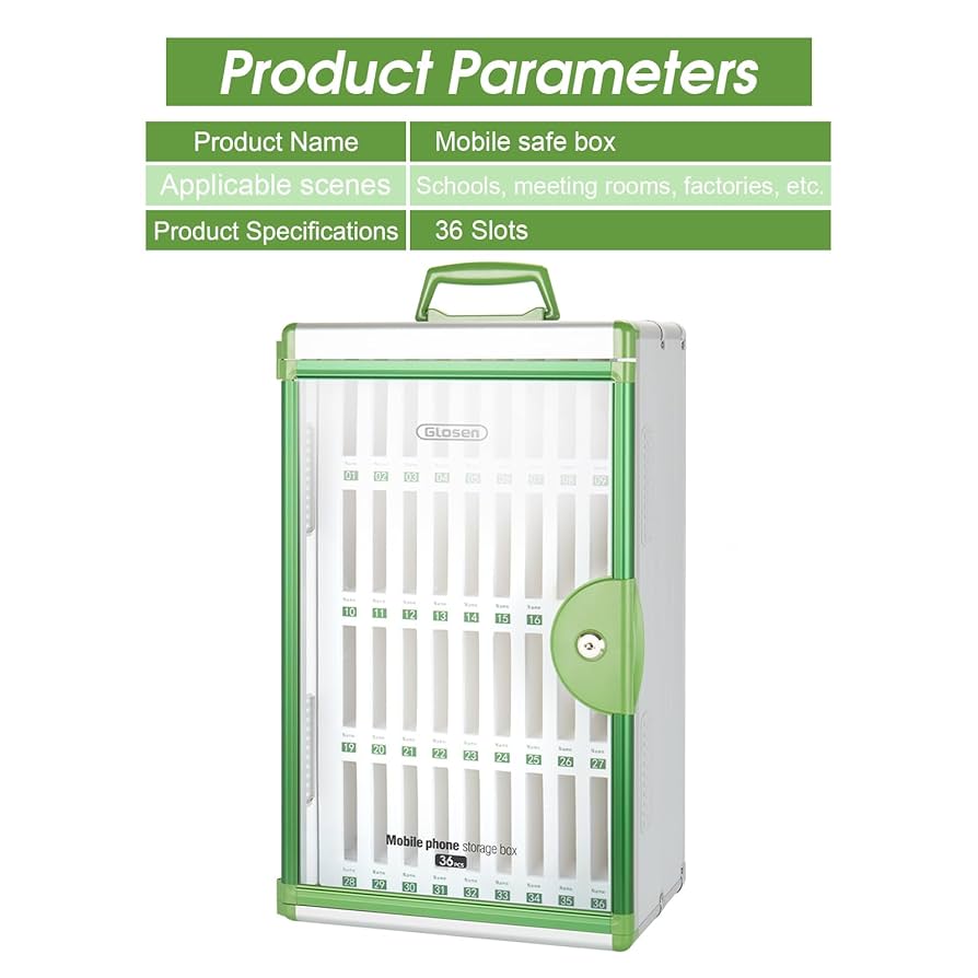 Amazon.com : Glosen 36 Slots Cell Phone Locker, Portable