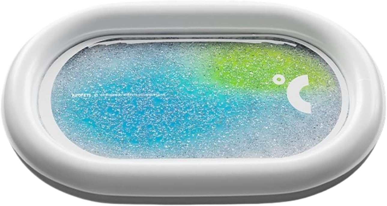 Tappetino per l’acqua per gatti, Tappetino rinfrescante per cani, 60 x 40 cm, Tappetino da gioco sensoriale per rilassarsi, all’aperto, a casa, in viaggio, per giocare