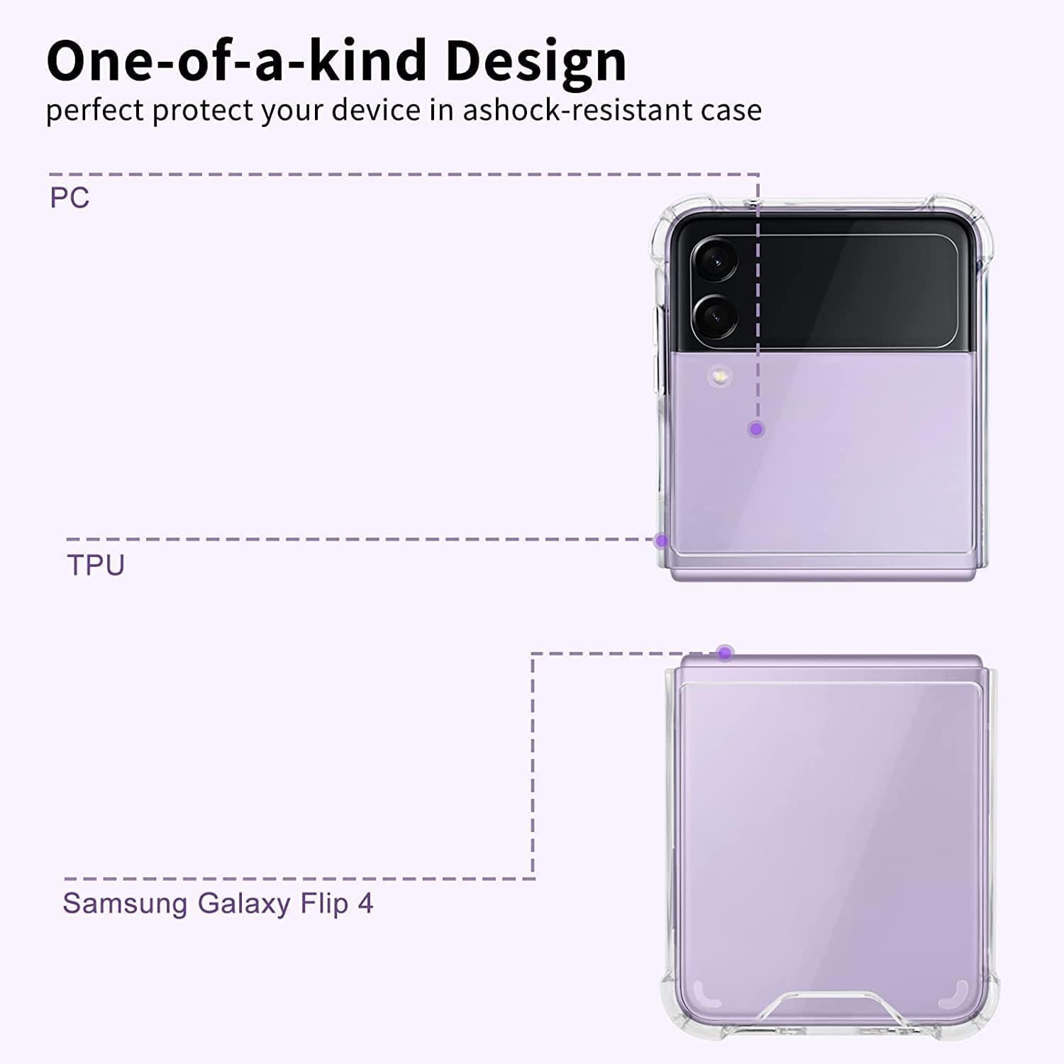 Case Creation Samsung Galaxy Z Flip 4 / Flip4 5G Phone Hard Case