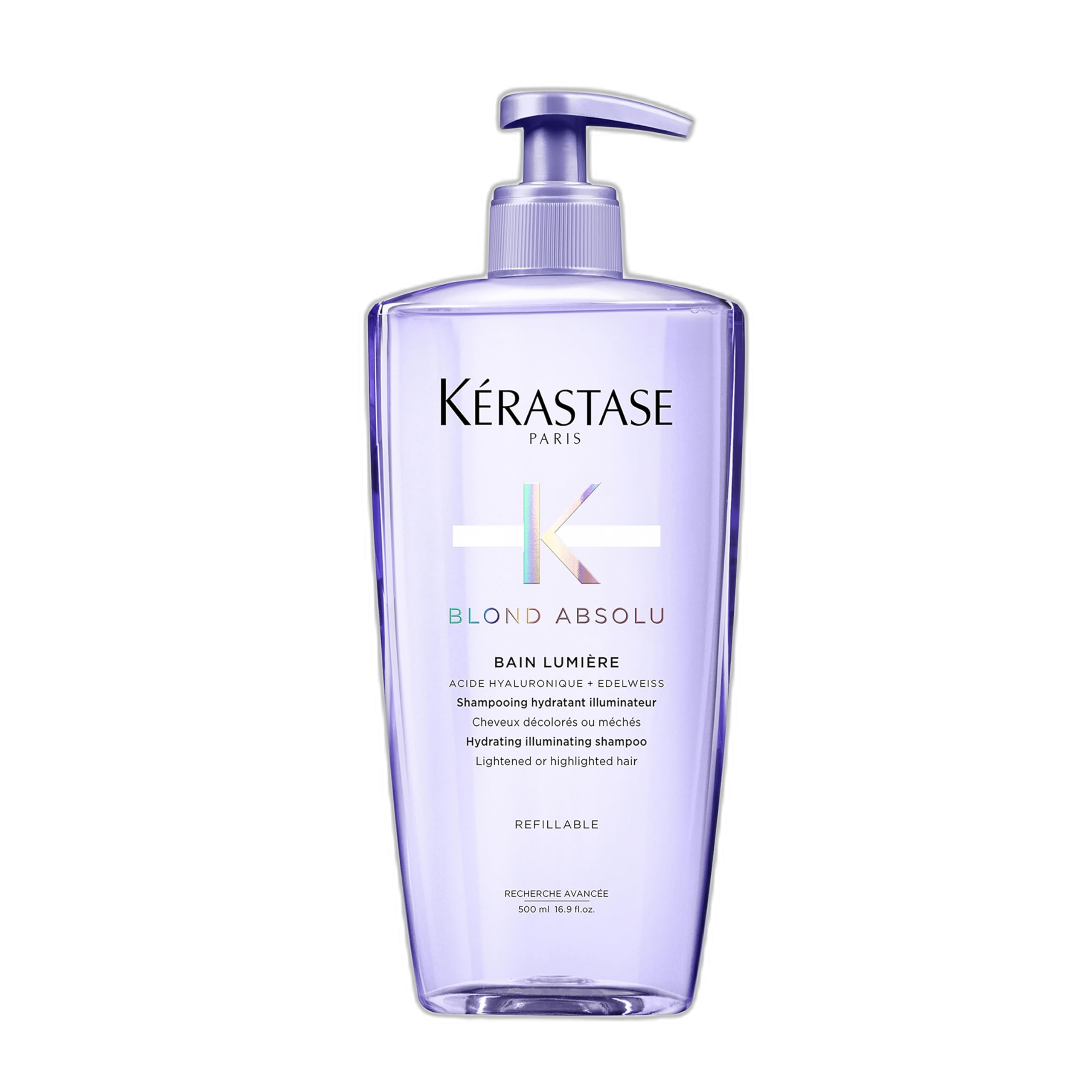 Kérastase Blond Absolu Illuminating Shampoo, Hyaluronic Acid, 500ml