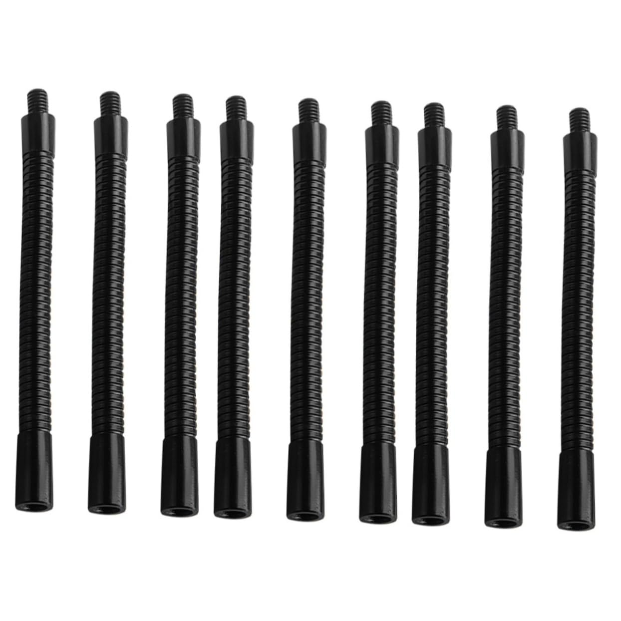 Toyvian 9piezas Soporte De Micrófono Extensión De Metal Flexible Para Escritorio y Estudio Compatible Accesorios De Micrófono
