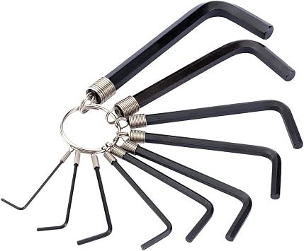 Draper Tools 33655 Metric Hexagon Key Set-10 Pieces