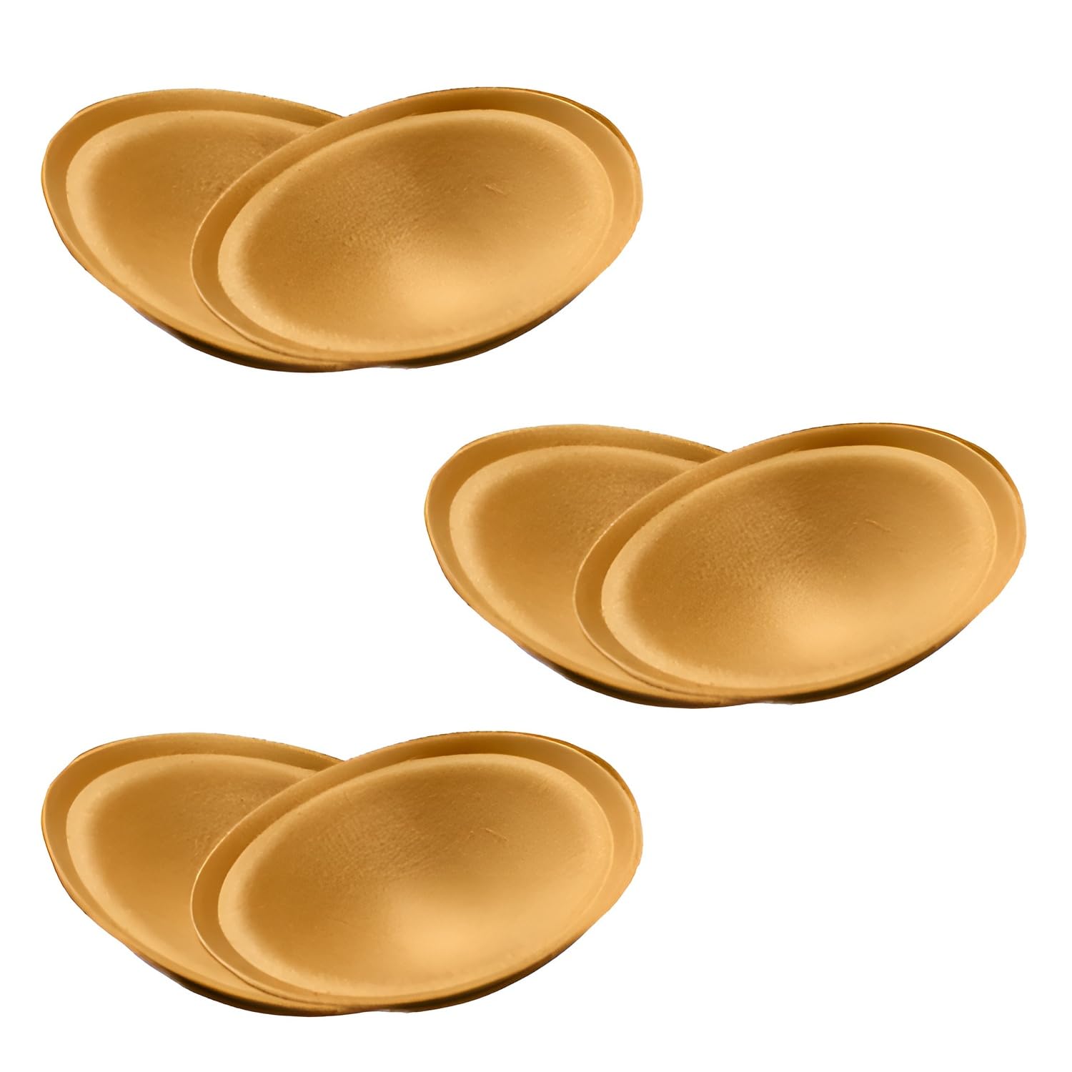 Bra Cup Pads for Women, Premium Soft Foam Sew-In Bra Inserts, 10mm Replacement Cups for Bra, Bikini, Blouse, Sports Bra, Dresses, Swimsuit & Lingerie| Lightweight & Comfortable, (Round Shape, 3 Pairs)-image-3