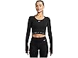 Nike Pro Dri-FIT Cropped Long-Sleeve Top