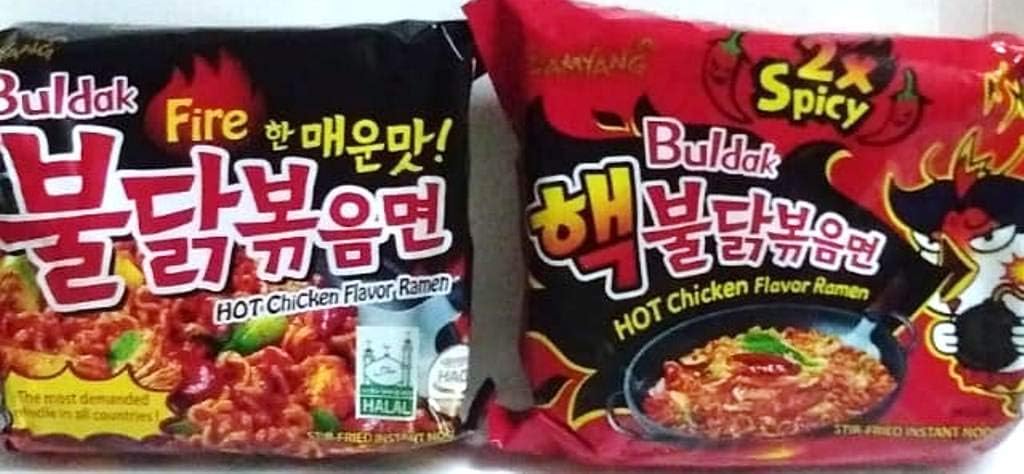 Combo Of Buldak Pouch And 2X Spicy Pouch X 2 Pieces, 290 Grams