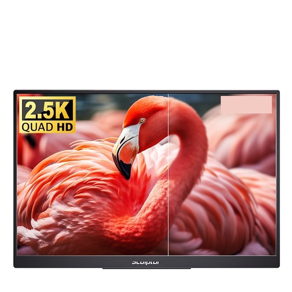 Display portatile da 2,5K e 16 pollici a 120 Hz for laptop, telefoni cellulari schermi secondari estesi Monitor per Smart Working