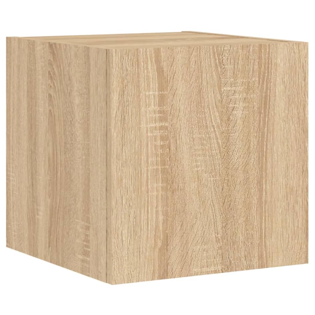 ShGaxin Meble do telewizora ściany światła 2 szt. Dąb Sonoma 30,5x35x30 cm, stół telewizyjny, szafka telewizyjna, szafka telewizyjna, stół telewizyjny, meble do salonu, stół do salonu TV - 837223