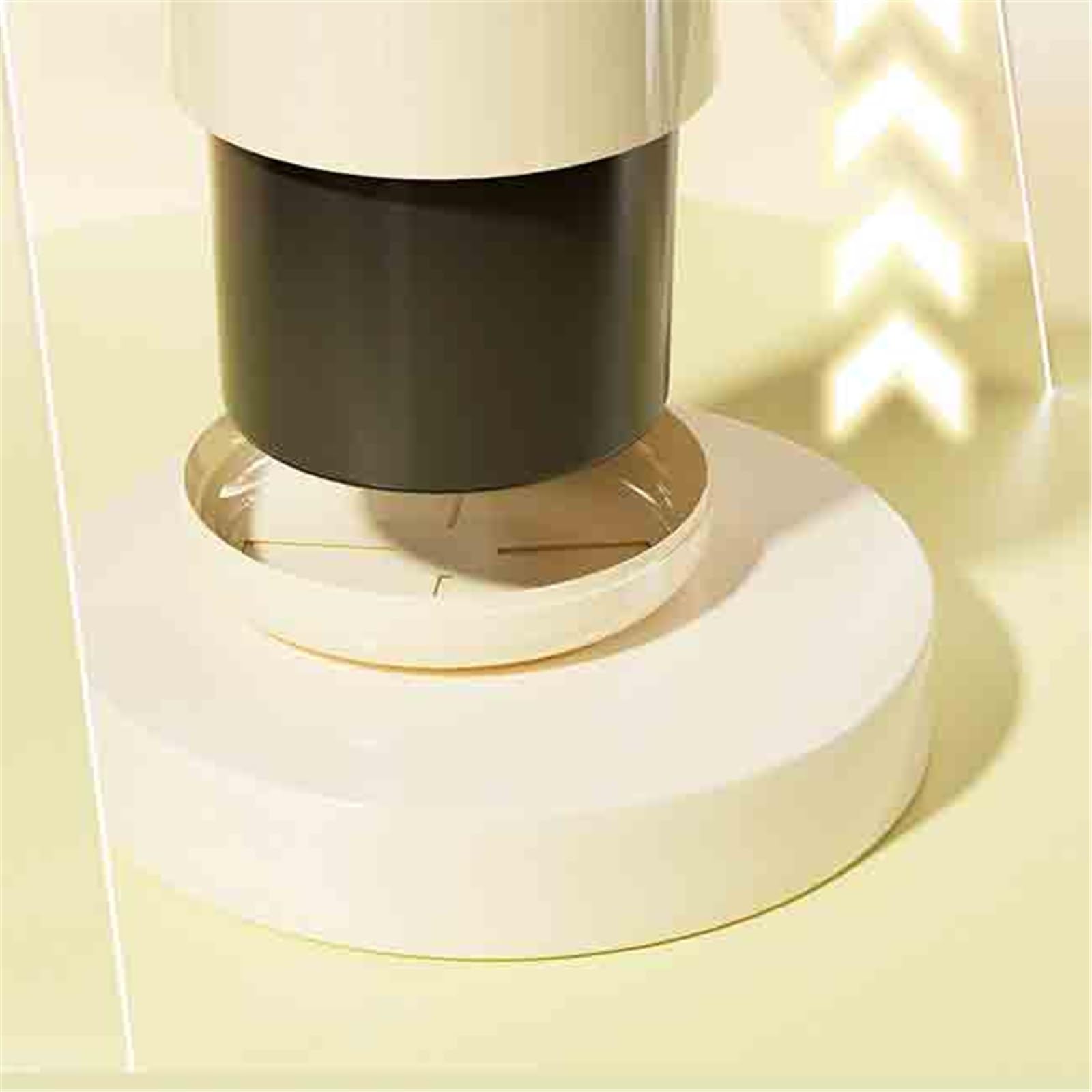 Pattumiera ﻿ Bidone della Spazzatura con Coperchio, Cestino Carta Igienica for La Camera da Letto Pattumiera a Pedale ﻿Pattumiera Decorativa a Pedal(Beige)