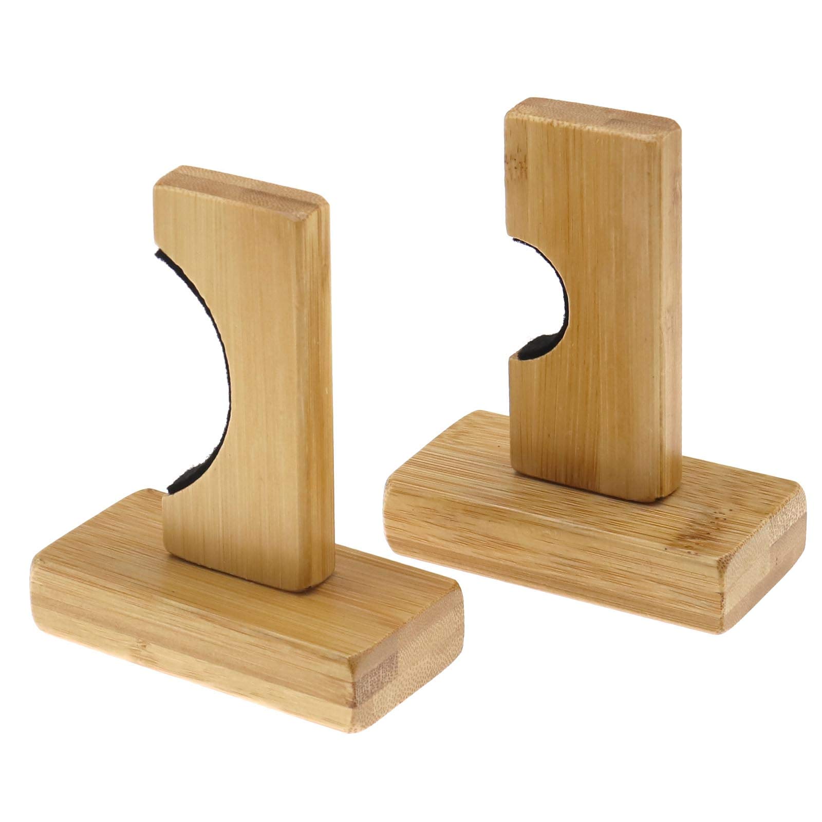 Baseballschläger-Halterung mit Schrauben-Zubehör-Set, versteckte Schrauben, Wandhalterung, horizontal, Braun, 2 Stück