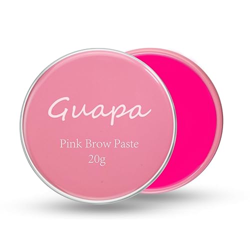 Pasta de contorno de cejas de color rosa, 0.7 onzas, herramienta de tinte para mapeo de cejas y labios, herramienta de tinte para mapeo permanente