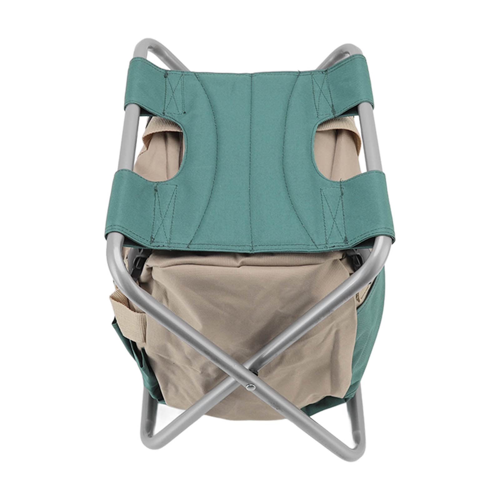 Aramox Tabouret Pliant de Jardin, Chaise Pliante d'extérieur en Tissu Oxford 600D avec Sac de Rangement pour Outils Amovible, Siège Portable d'une capacité de 100 Kg pour Le Jardinage, la Pêche, Le