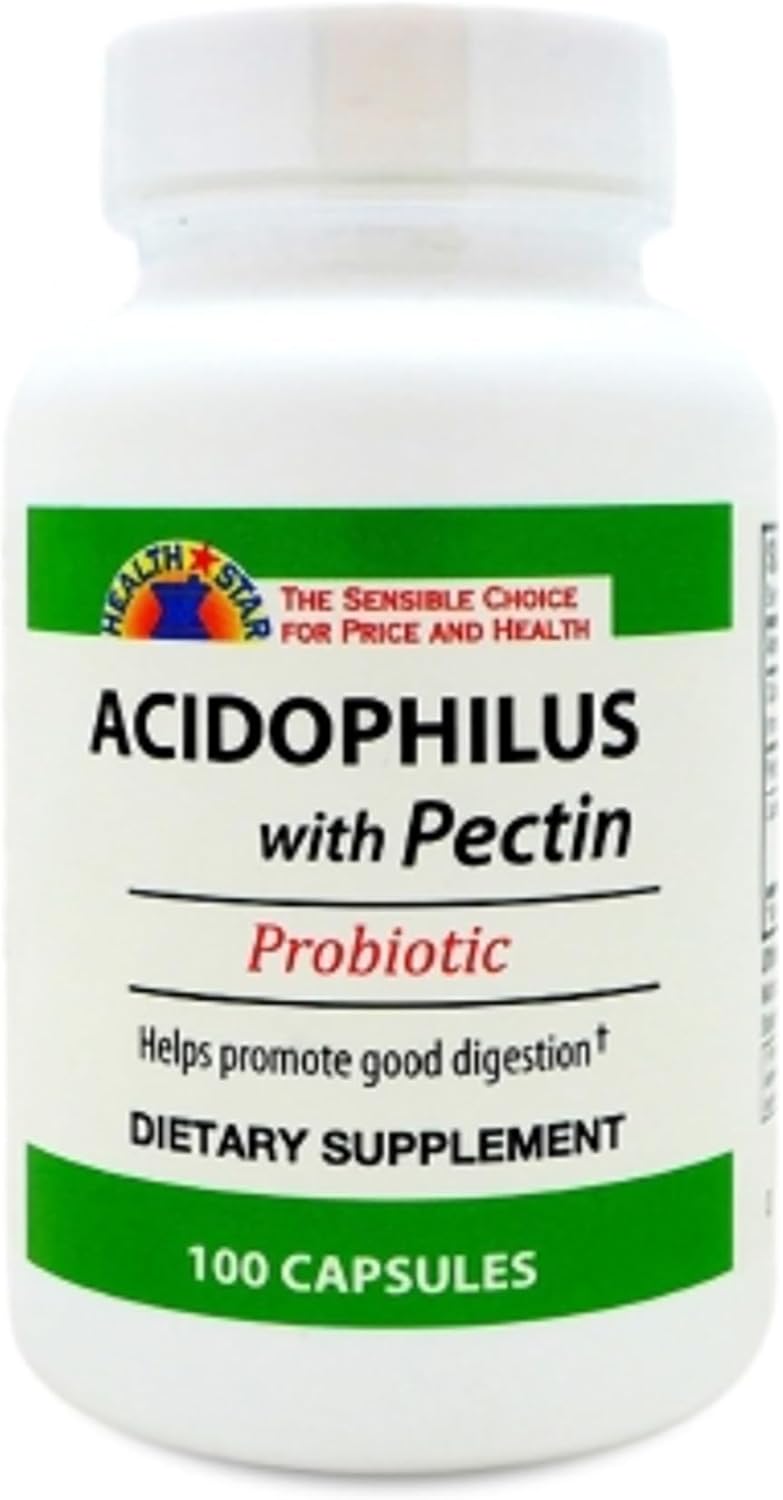GeriCare Acidophilus with Pectin Probiotic Capsules