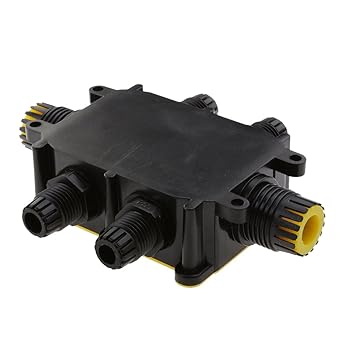 CLUB BOLLYWOOD Waterproof Outdoor External Gland Electrical Junction Box Underground Cable Line Wires Power Cord Connector Protection (6-Way) | Business & Industrial | Construction