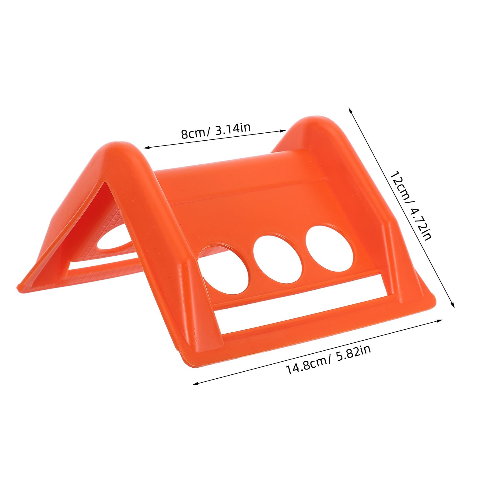 Zerodeko Lot de 20 protections d'angle pour sangles d'arrimage de plateau, 14,8 x 12 x 8 cm, protection des bords en plastique orange pour le chargement et le transport de marchandises sur