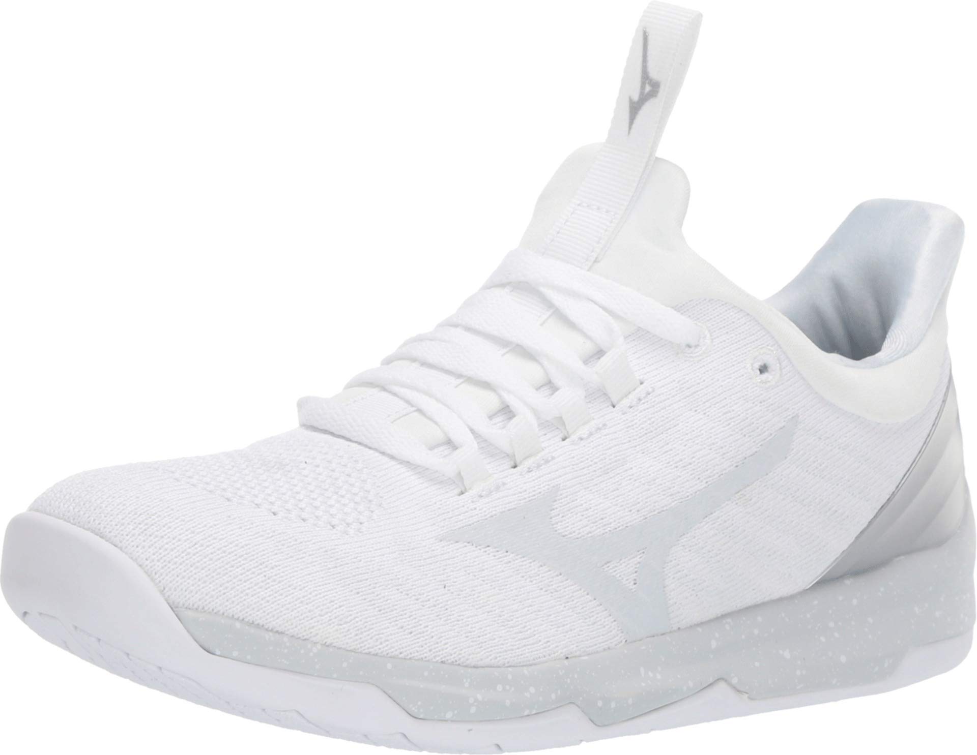 Mizuno Women's TC-01 Cross Training Shoe, Cross Training Sneakers for all forms of Exercise, White-Silver, 9 B US