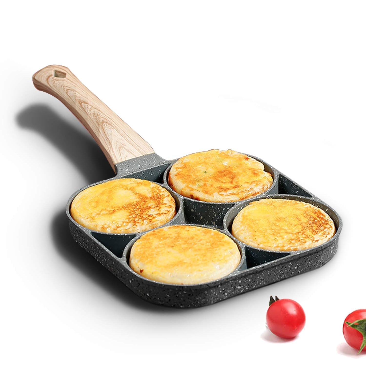 ADDCART Frying Pan with Holes, Thickened Omelette Pan, Non-Stick, Egg Pancake Pan, Egg Ham Pans, Breakfast Pans, Pans