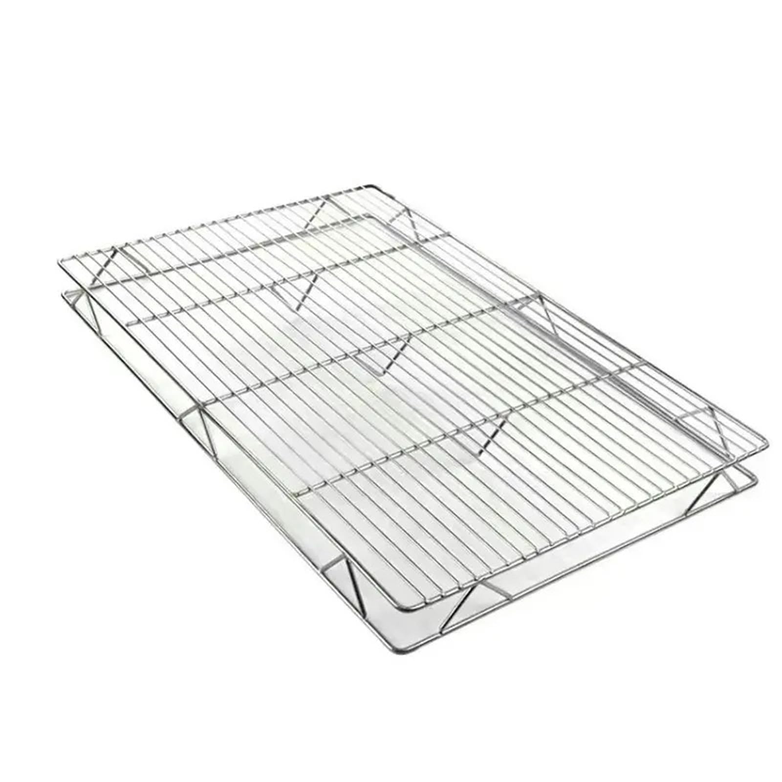 Griglia Portatile Barbecue BBQ rettangolare in acciaio inossidabile 304